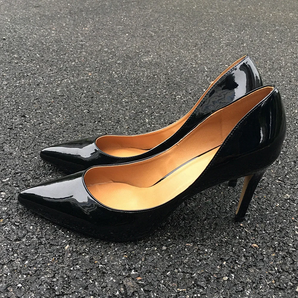 Туфли-лодочки унисекс на высоком каблуке 10 см размера плюс 48 | Обувь