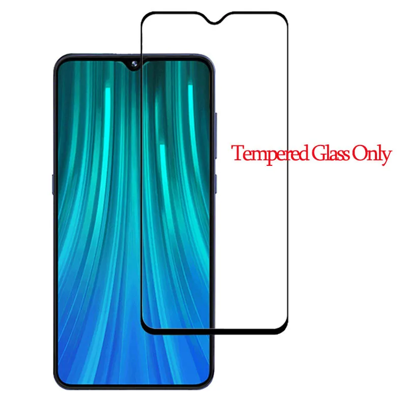 Front TemperedGlass 3-в-1 ясный Ударопрочный чехол+ закаленное cтекло на редми нот 8 про cтекло Xiaomi Redmi Note 8 Pro Экран Защитная cтекло redmi note 8 pro Наклейка на заднюю часть cтекло редми ноут 8 redmi note 8 3D cтекло - Цвет: Front TemperedGlass
