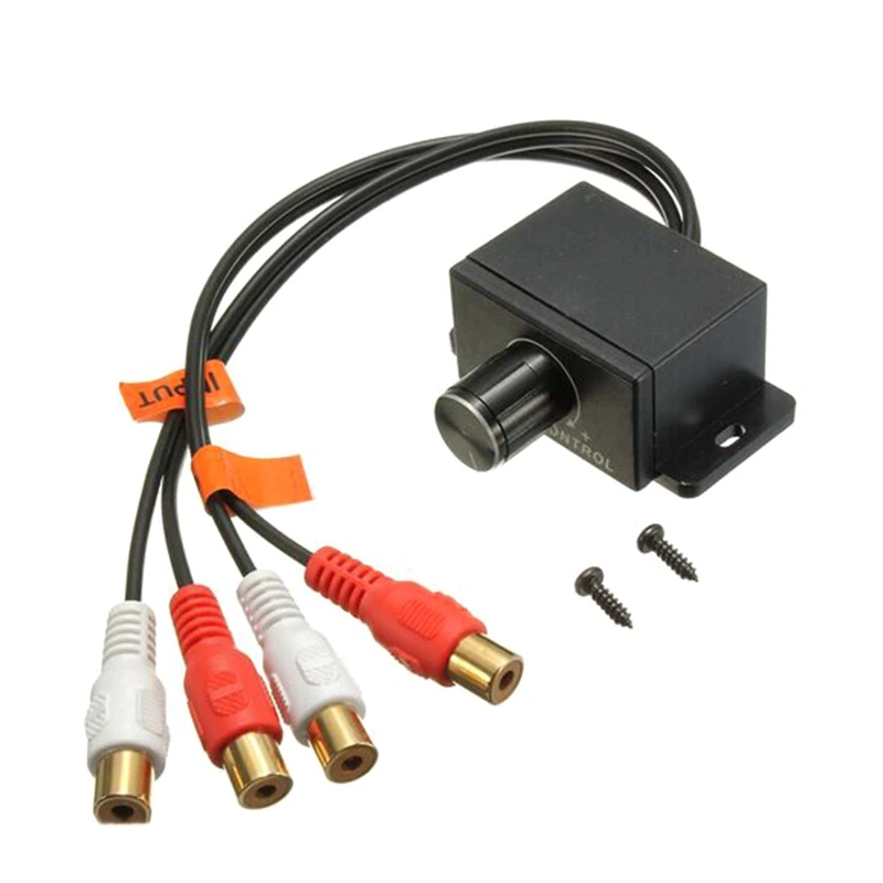 

2020 New Car Audio Amplifier Bass RCA Level Adjuster Remote Volume Control Knob LC-1 Amplifier Lossless Volume Controller