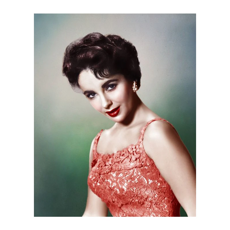 

Elyzabeth Taylor Movie Star Actor Diamond Painting Full Square/Round Diamond Mosaic Rhinestones Embroidery Paintings Home Decor