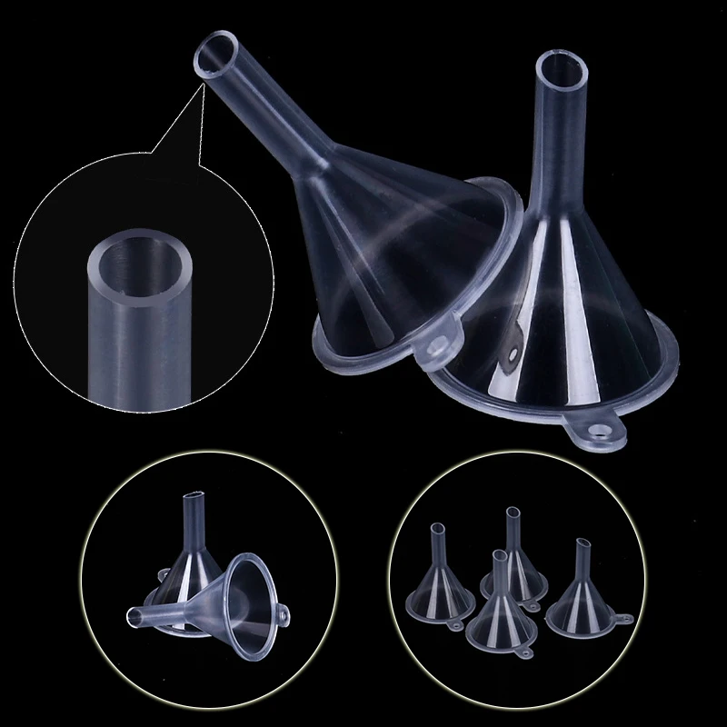 10 шт. мини пластиковая воронка Маленький рот жидкое масло духи воронки школьные