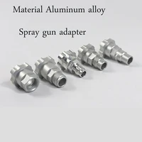 spray gun connector adapter is suitable for sata and devilbiss no clean gun pot aluminum alloy disposable gun pot accessories