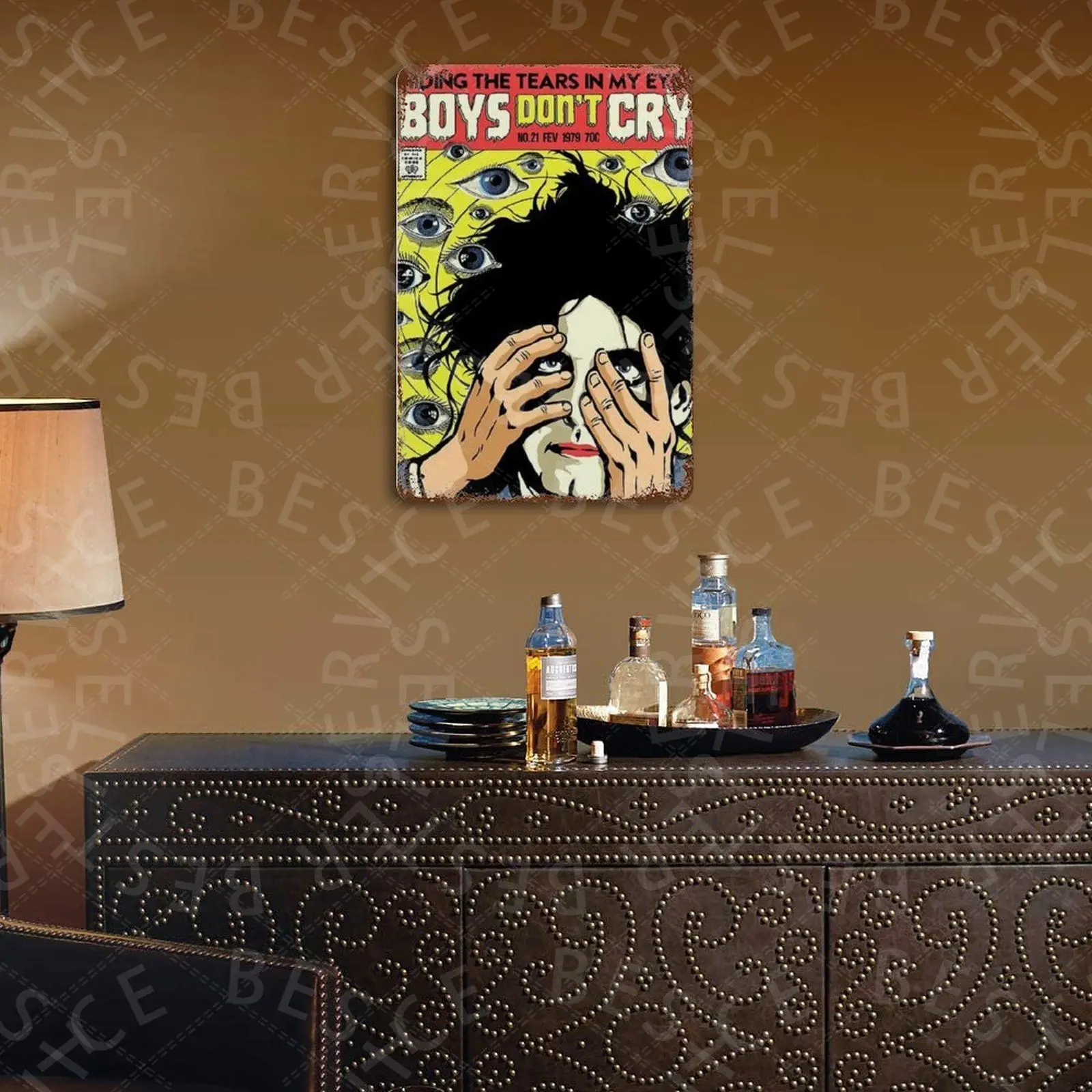 

Boys Don't Cry Tin Signs Retro Plaque Home Decor Wall Sticker Iron Art Poster Plates 20x30cm