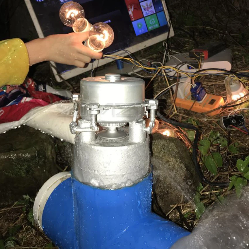 1000 Вт миниатюрный Наклонный генератор силы воды 220 В 50 Гц с стиральными машинами