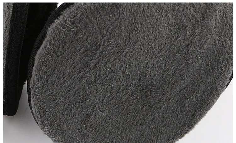 Зимние мужские теплые наушники плюшевые однотонные универсальные | Аксессуары