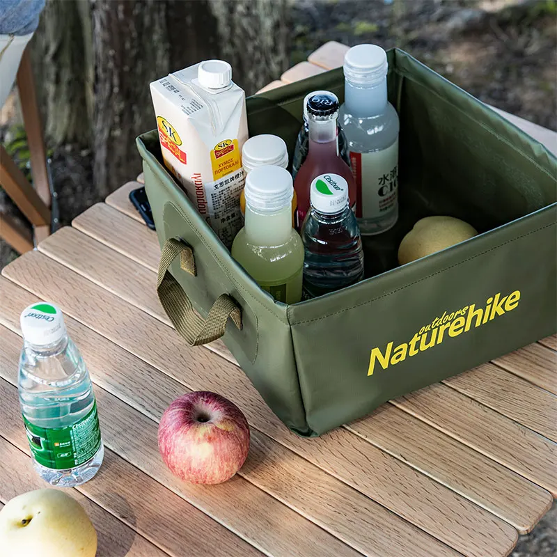 Складная квадратная раковина Naturehike портативное складное ведро 13 л