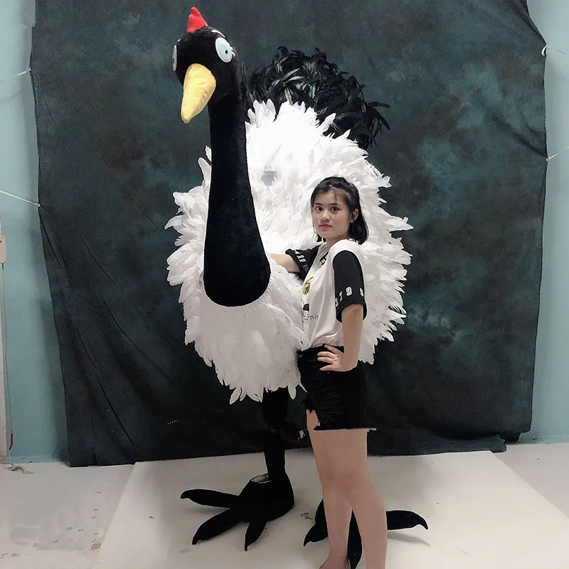 

Надувной костюм-талисман в виде птичьего Журавля, 2 м