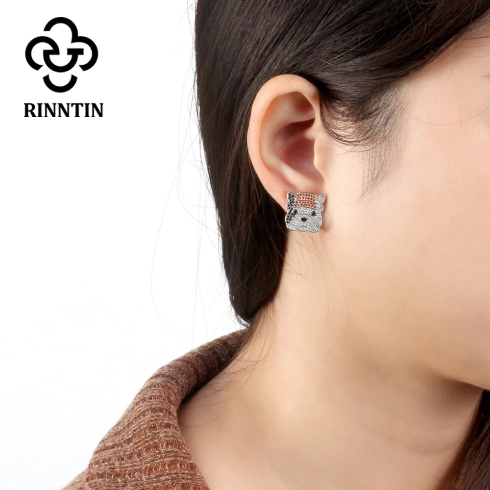 Rinntin 100% Стерлинговое Серебро 925 пробы ювелирные изделия французская шпилька в