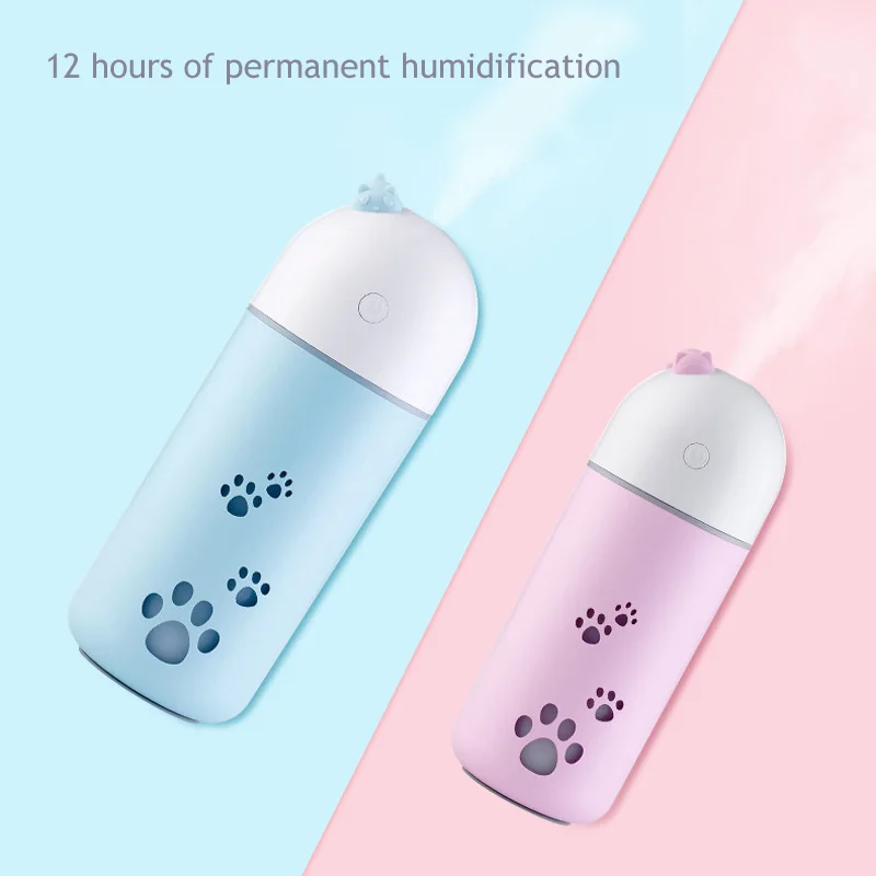 Мультфильм чашки увлажнители воздуха Красочные ночник синхронизации офиса и