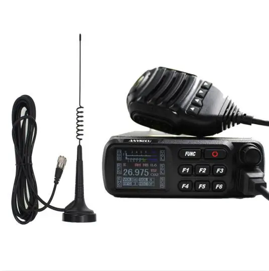 A-CB27-Antenna Anysecu CB радио 27 МГц CB-27 26,965-27,405 МГц FM AM Режим Citizen Band Радио CB27 4 Вт короткая рация - Цвет: A-CB27-Antenna