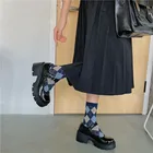 Женские Кожаные Туфли Мэри Джейн, модель сезона весна 2021, японские туфли на плоской платформе в стиле ретро