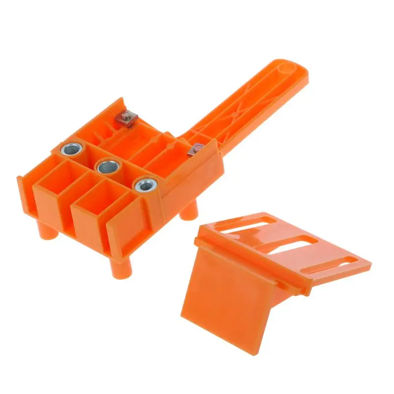 

Handheld Woodworking Doweling Jig Drill Guide Wood Dowel Drilling Hole Saw Accessories R9UC