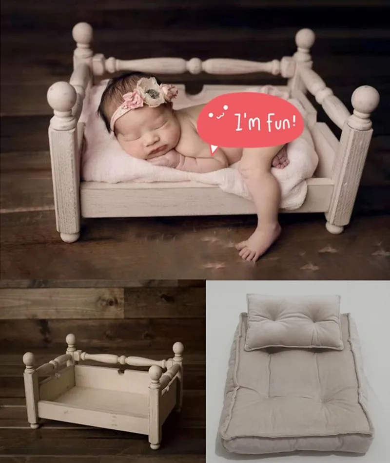 Baby Newborn Photography Props Bed Basket Container Mattress Posing Pillow Photography Furniture Studio Fotografie Accessories