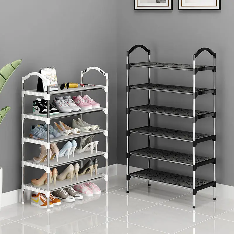 

Simple Shoe Rack Reinforcement Iron Pipe Multi-layer Shoe Cabinets Organizers Home Furniture DIY Assemble Storage Shoes Cabinet