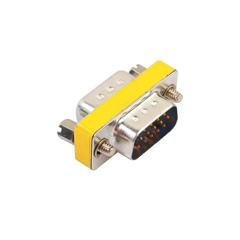 DB15 MINI Gender Changer адаптер RS232 Com D Sub для мужчин и женщин штепсельный разъем VGA 15
