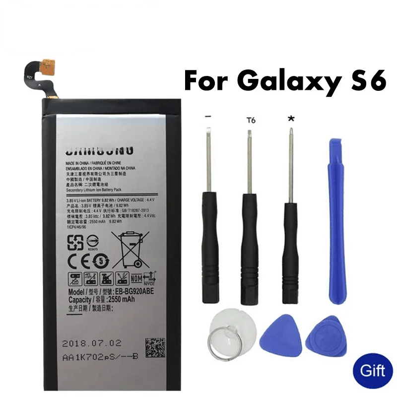

Оригинальный телефон, аккумулятор для GALAXY S6 телефон, телефон G920F S6 edge Plus телефон, телефон S6 Edge G925F