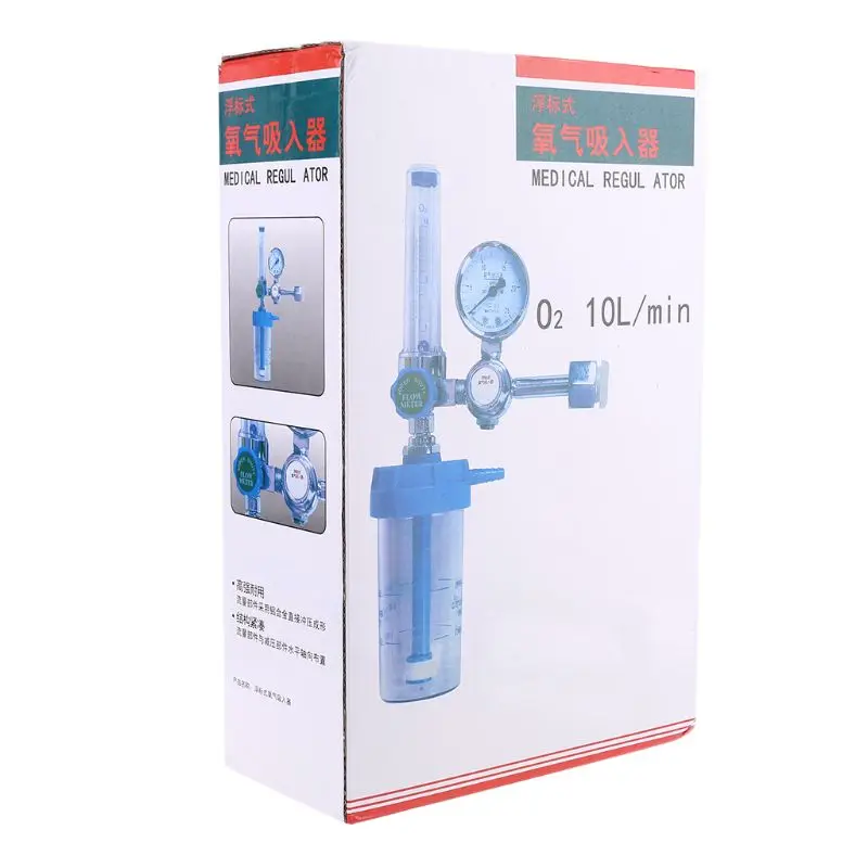 

Oxygen Inhaler Regulator Pressure Flowmeter Outlet Male Thread G5/8-14 CGA540