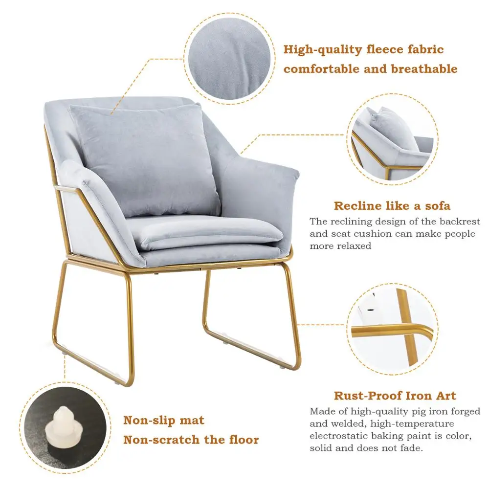 Светильник роскошный одноместный диван Северная Европа современный простой