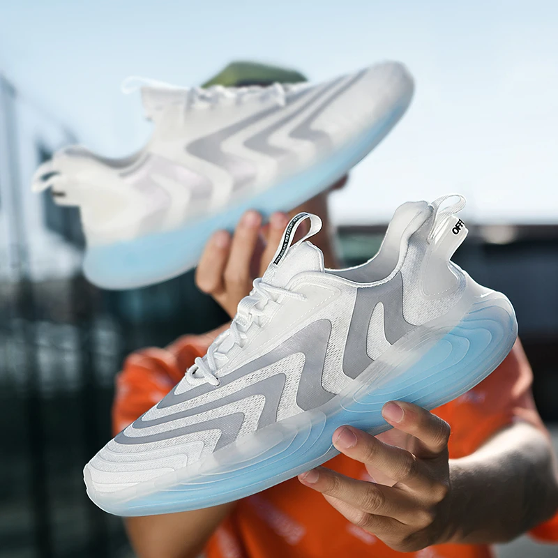 

Blade Running Shoes for Men Breathable Sneakers Design Antiskid Damping Outsole Good Quality Sport Shoes Training Jogging Shoes