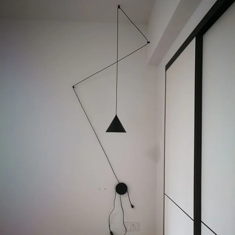 Скандинавский современный дизайн LED DIY подвесной светильник световые шнуры