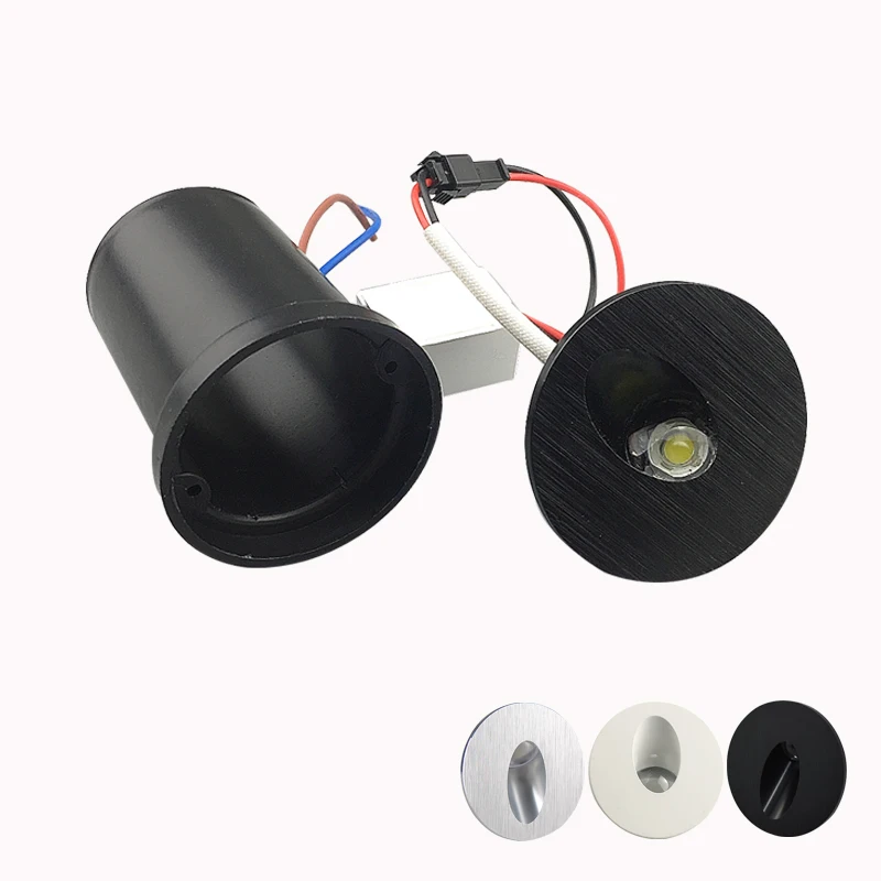 Алюминиевый Современный короткий светодиодный светильник для лестницы 1 Вт 3