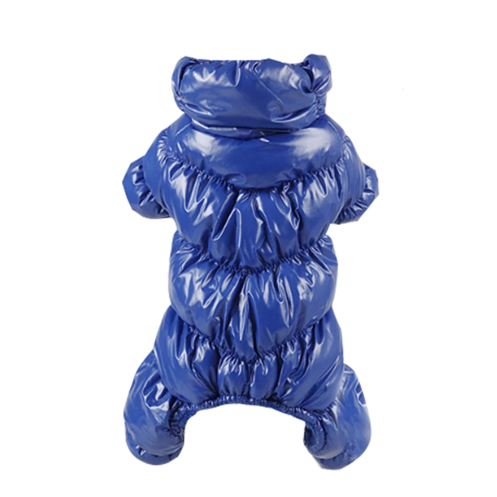 style 1 sapphire Собака Одежда с хлопковой подкладкой для малышей; теплые для малых и средних собак куртка для собаки пальто собаки Зимняя одежда для чихуахуа Бульдог - Цвет: style 1 sapphire