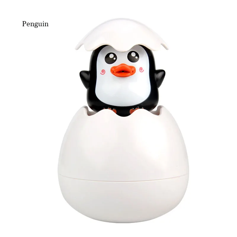 Детские Игрушки для ванны утенок сбрызгивающий воду детская игрушка пингвин