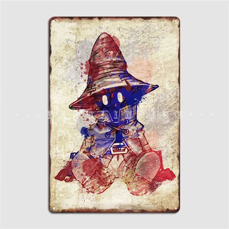 

Vivi Ff9, металлический знак, настенная пещера, винтажные жестяные пластинки Sign, плакаты