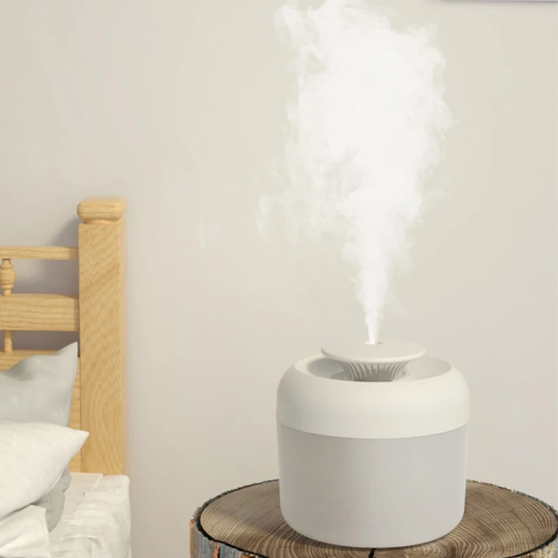 

2.4L Large Capacity USB Ultrasonic Air Humidifiers 7 Color LED Lamp Aroma Home Office Car Mist Aroma Diffusers U1JE