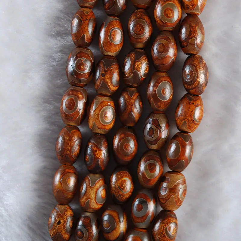 14x10 MM Natural Tibetan Mystical Eyes  Agates  Beads Loose Stone Beads For Jewelry Making DIY Bracelet 15''