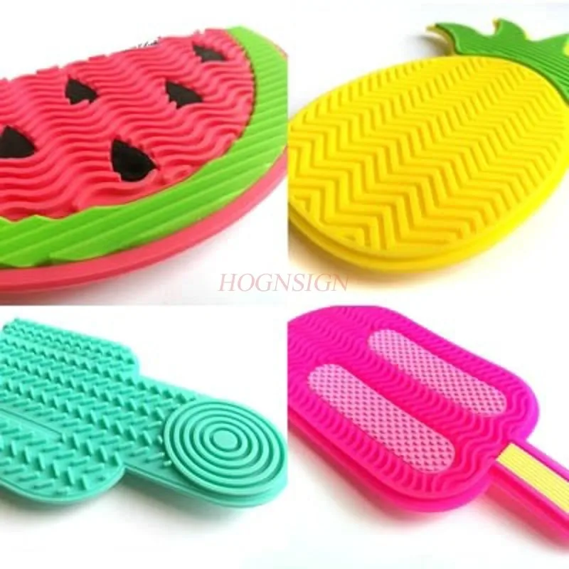 Инструменты щетка летняя Веселая фруктовая силиконовая скраб подушка кисти для