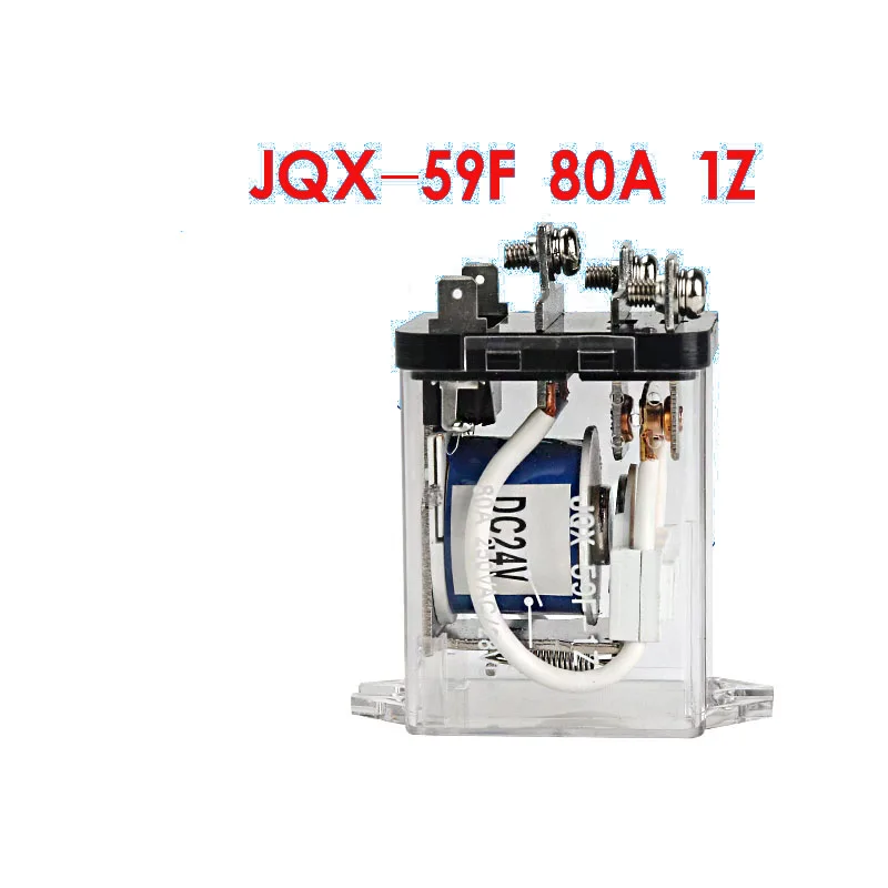 JQX 59F высокомощное электромагнитное реле 80A DC12 DC24V AC220V 1NO1NC|relay|relay power |