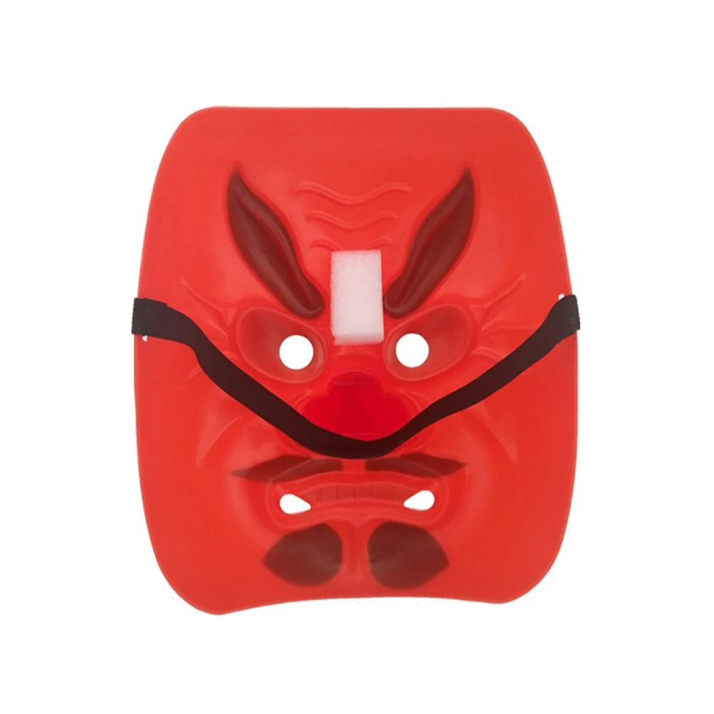 Хэллоуин красный пластик Tengu длинный нос маска ужаса японский войн маска на Хеллоуин для косплея вечерние аксессуары для украшения дома