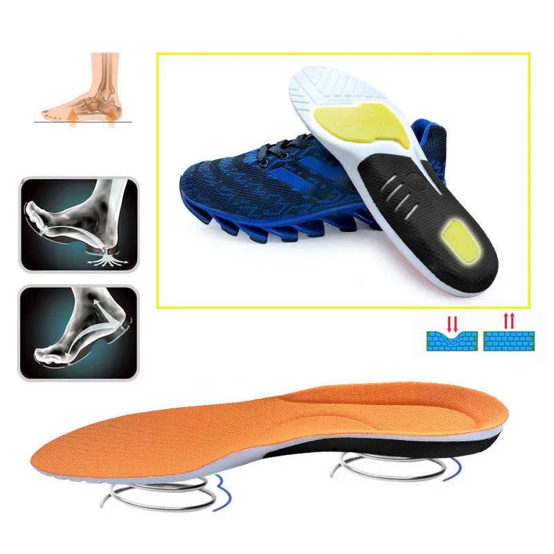 1 Pair Comfortable Orthotic Shoes Insoles Inserts High Arch Support Pad For Women Men Lift Insert Pad Height Cushion Women Men