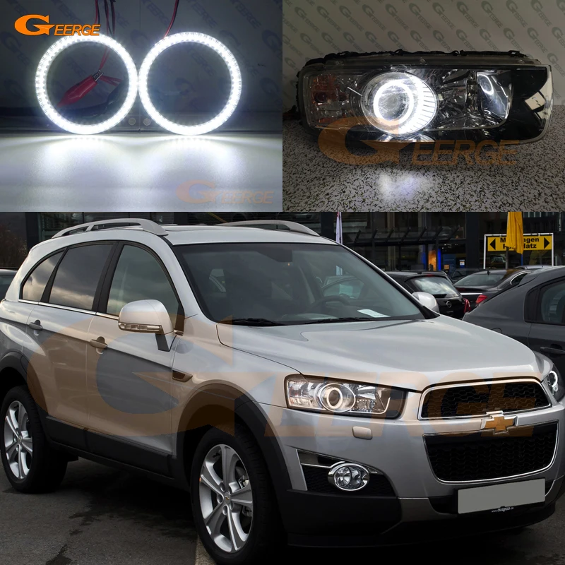 Для Chevrolet Captiva 2011 2012 2013 2014 2015 отличный ультра яркий SMD светодиодный комплект колец