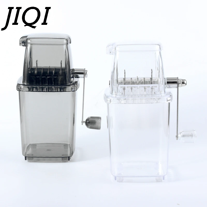 JIQI ледодробилка ручная бритва Ледогенератор Слюнявчики инструмент для