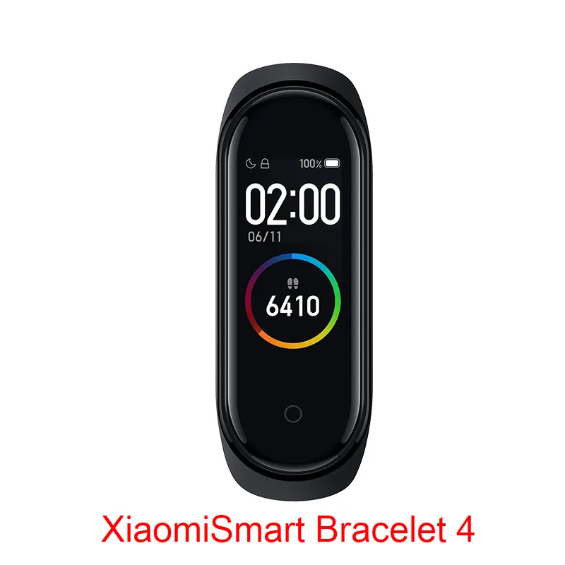 Влагостойкий смарт-браслет Xiaomi Mi Band 4 спортивный трекер Bluetooth 3 цвета дисплей AMOLED |