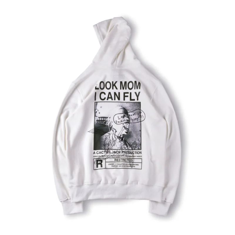 

Travis Scott look Mom I can fly custom Hoodie