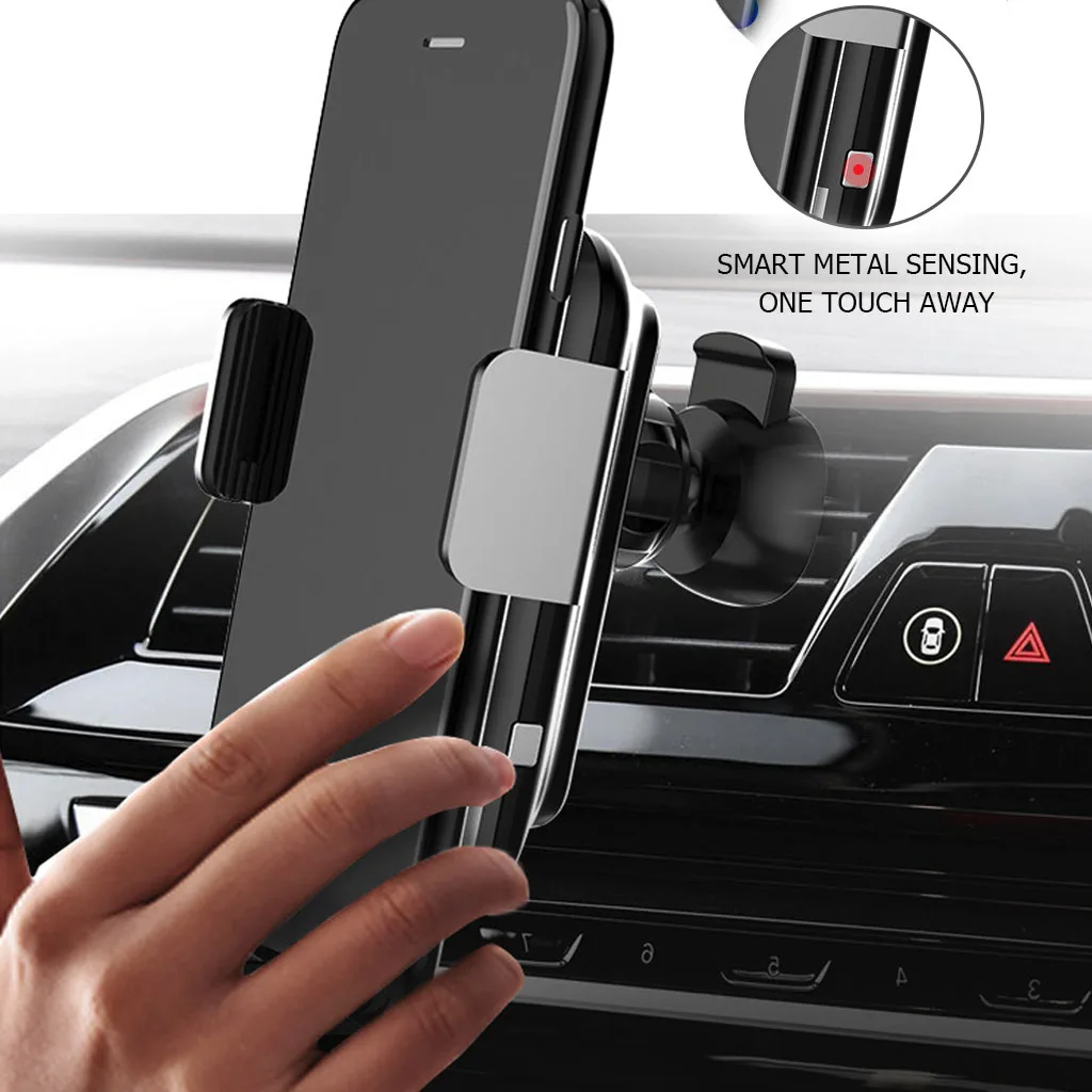 Автомобильный держатель для телефона Air Vent Mount Stand Интеллектуальная Индукционная