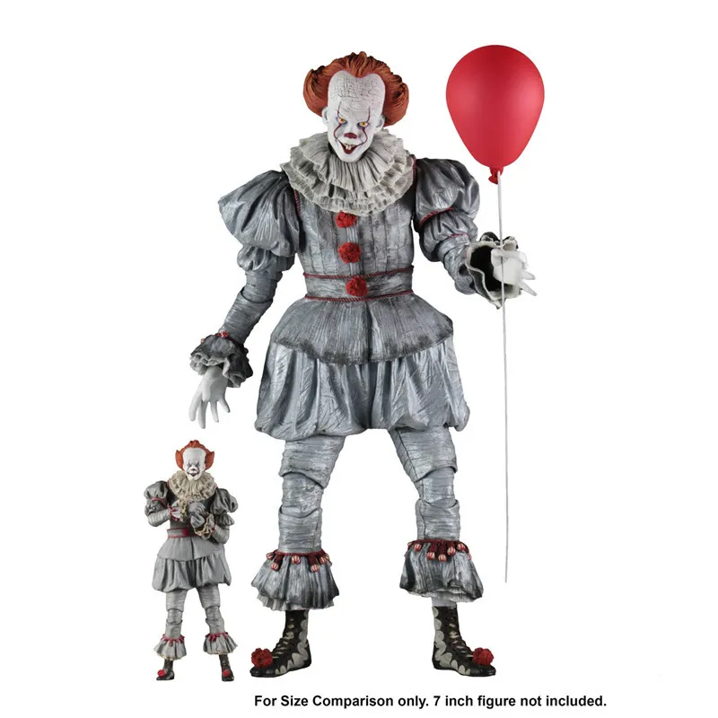 Оригинальный NECA 1/4 18 дюймов Joker IT Коллекция фигурка для фанатов Хэллоуин подарок