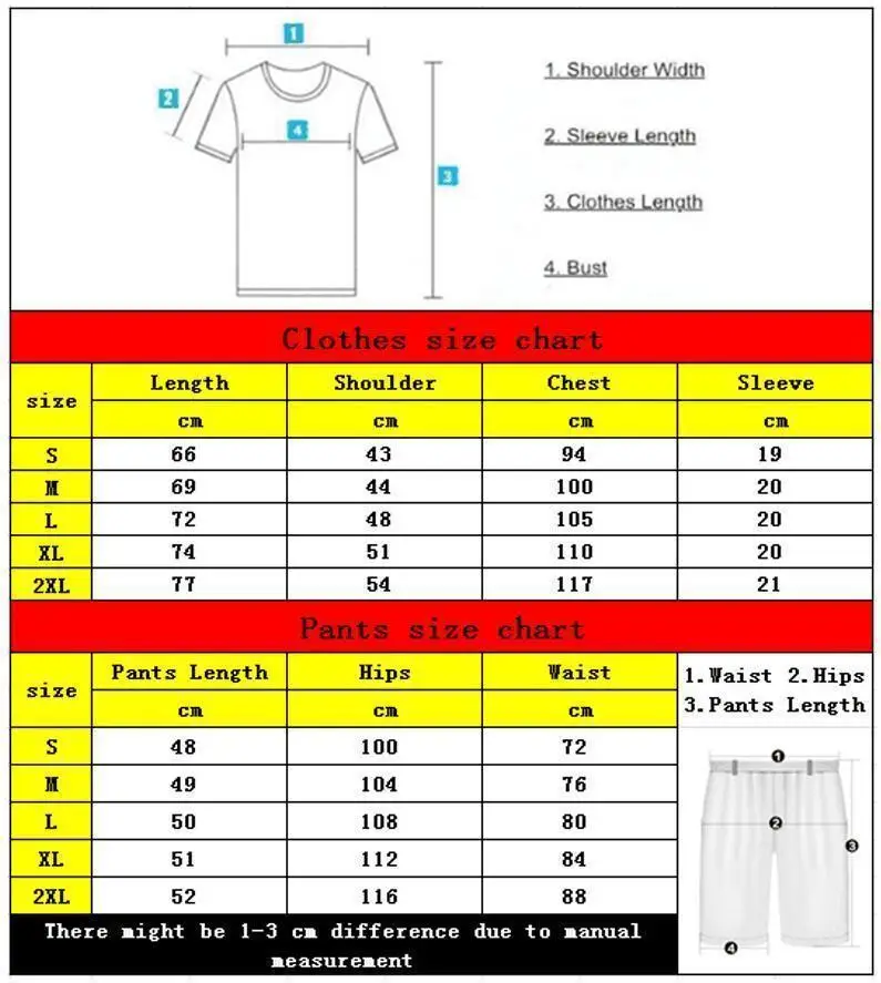 

2021 Brand Men's Suit T-Shirt + Shorts Two-Piece Casual Sportswear Men's Suit Printed Top + Pants Gym Fitness Shorts S-2XL