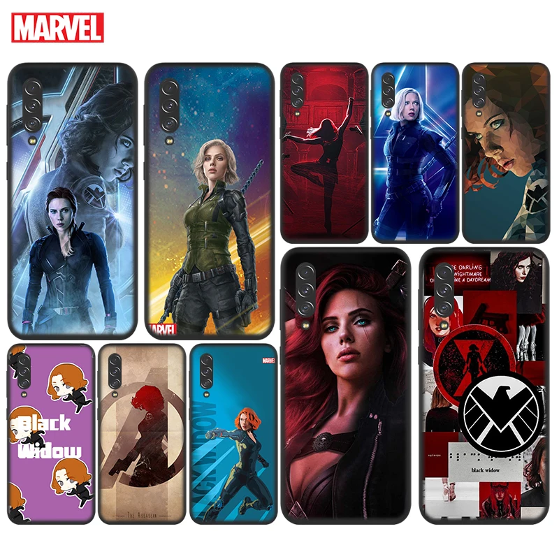 Чехол для телефона Marvel Мстители Черная Вдова Samsung Galaxy A90 A80 A70S A60 A50S A50 A40 A40S A30 A30S A20E