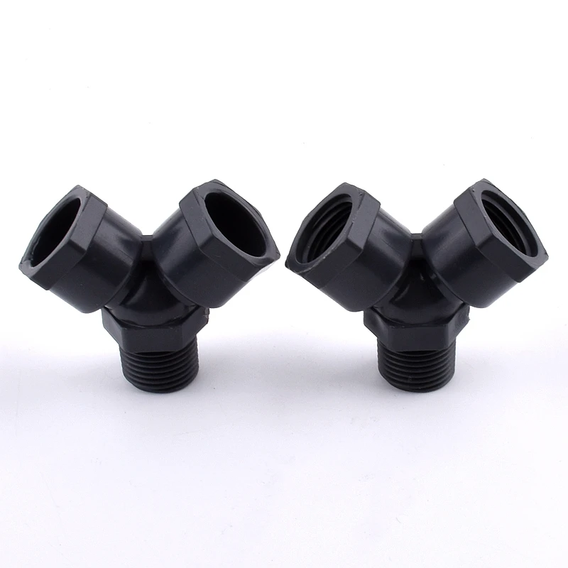 1 шт. 1/2 ''-20 мм/1/2''-1/4 ''/1/2''-1/2 ''UPVC тройник y-типа разъем садовые
