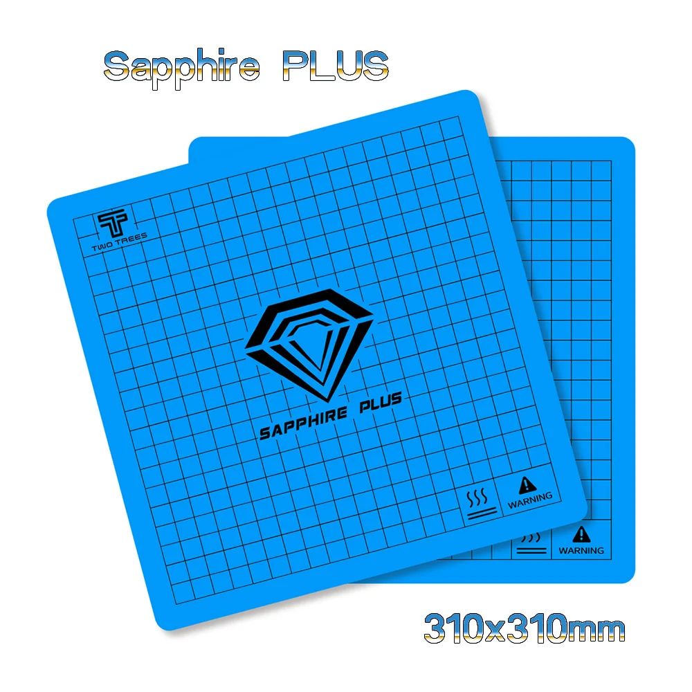 2 шт. Twotrees сапфир pro плюс синее 3D принтеры часть тепла кровать (235*235/310x310 мм) Горячая