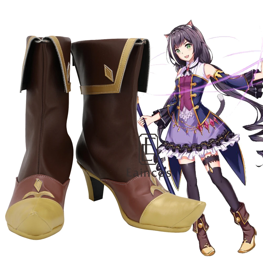 

Anime Princess Connect! Re:Dive Kyaru Momochi Kiruya Cosplay Boots Halloween Christmas Customize High Heels Shoes