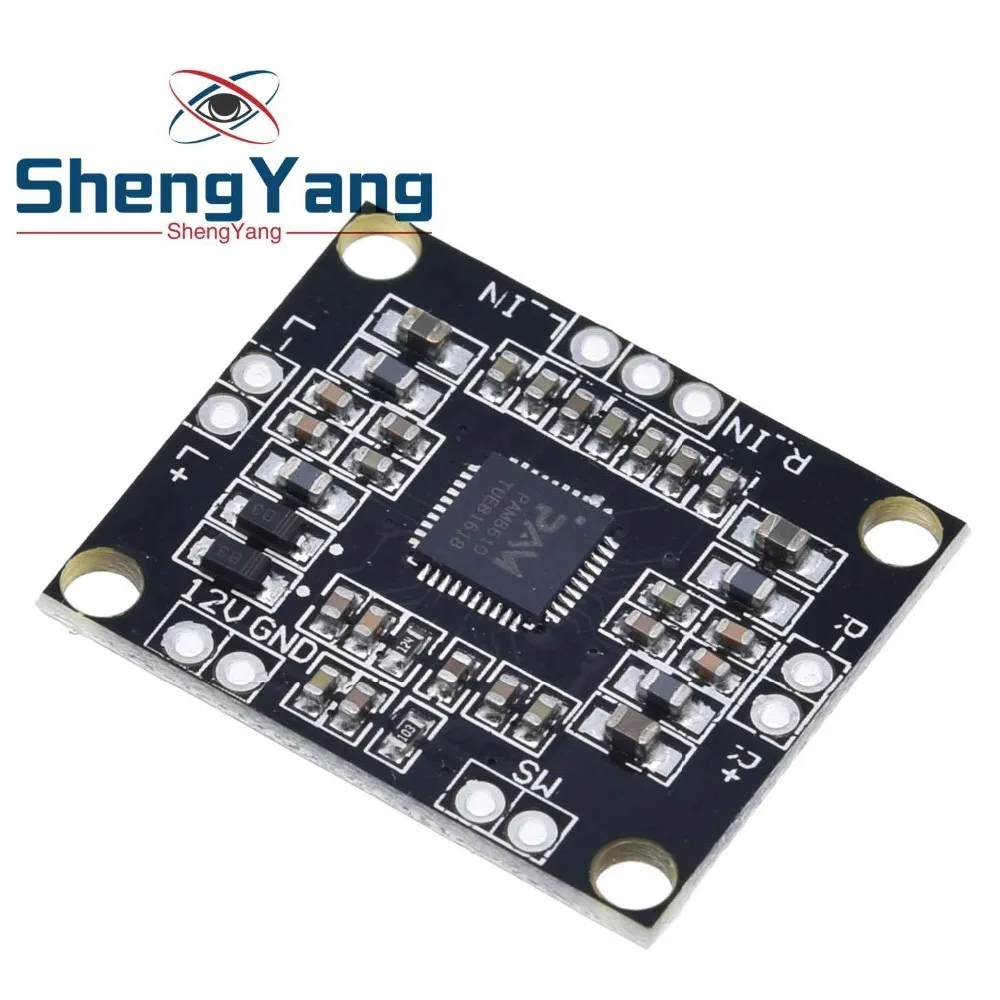 ShengYang PAM8610 цифровой усилитель мощности 2x15 Вт двухканальный стерео мини-усилитель мощности класса D