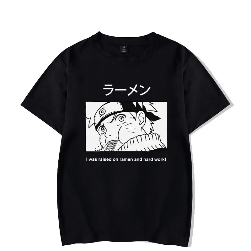 

Naruto Naruto T-shirt Men and Women Couples Short-sleeved Harajuku T-shirt Top Blusas футболка