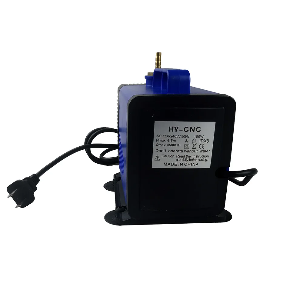 CNC 220V 100W 4 5 M 4000L/ч (Бесплатная м PU трубки) Многофункциональный погружной насос для
