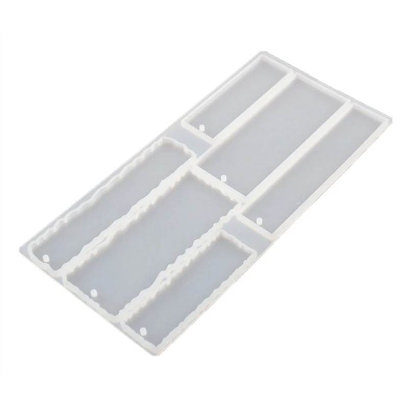 

Irregular Rectangular Bookmark Epoxy Resin Mold DIY Tag Pendant Silicone Mould