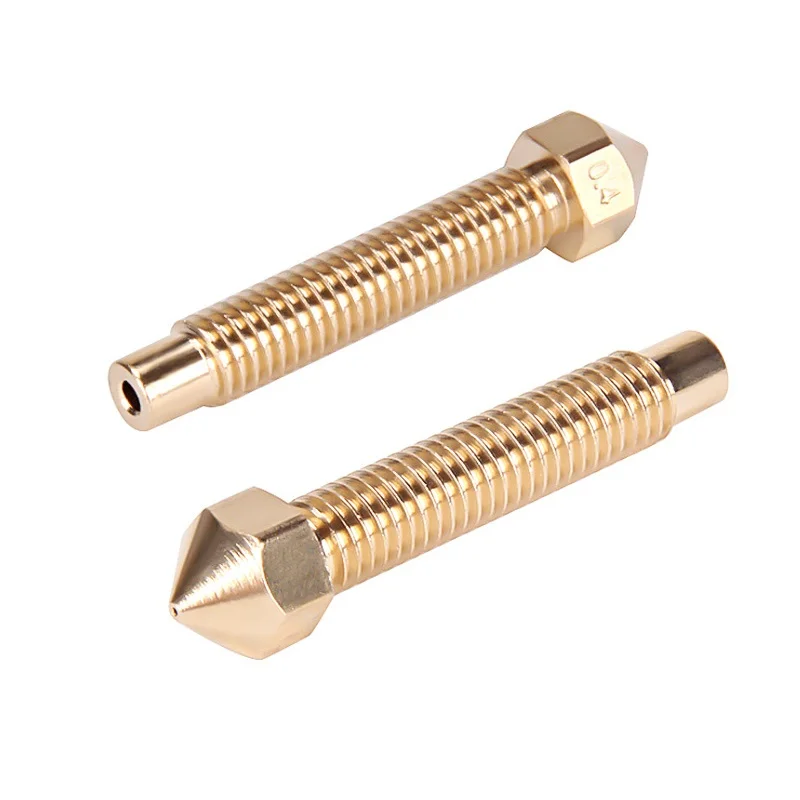 

RAMPS 5PCS Lengthened Nozzles M6 Thread Nozzle 1.75/3.0mm 0.4/0.8mm Length 32mm For Hotend Extruder Print Head 3D Printer Parts